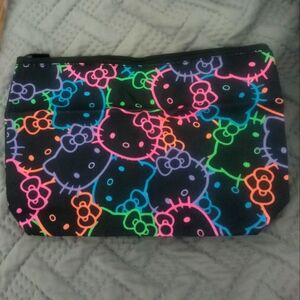 Black Hello Kitty Cosmetic Bag